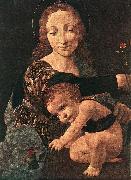 BOLTRAFFIO, Giovanni Antonio Virgin and Child with a Flower Vase (detail) oil painting picture wholesale